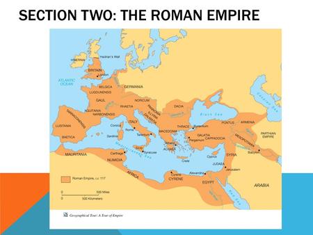 SECTION TWO: THE ROMAN EMPIRE. I. The Republic Suffers  Increasing wealth & expanding boundaries brought many problems 1.discontent among lower classes.