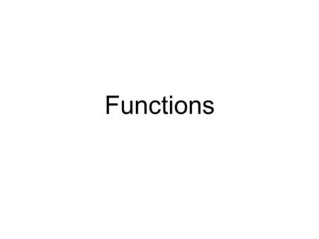 Functions. Built-in functions You’ve used several functions already >>> len(ATGGTCA)‏ 7 >>> abs(-6)‏ 6 >>> float(3.1415)‏ 3.1415000000000002 >>>
