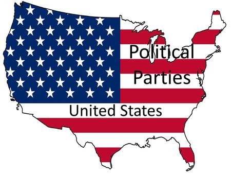 Political Parties United States. What is a political party? Group of persons, joined together on the basis of common principles, who seek to control government.