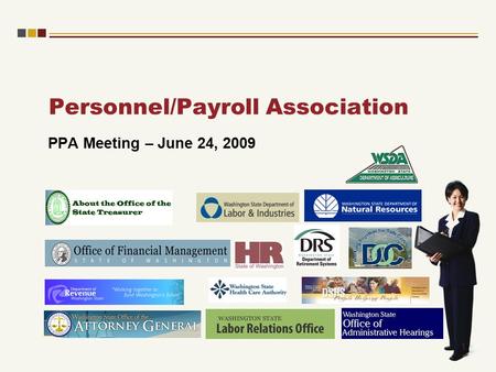 Personnel/Payroll Association PPA Meeting – June 24, 2009 1.