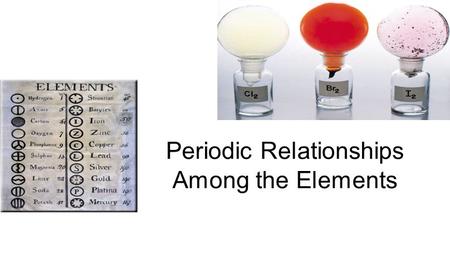 Periodic Relationships Among the Elements. General Periodic Trends Atomic and ionic sizeAtomic and ionic size Ionization energyIonization energy ElectronegativityElectronegativity.