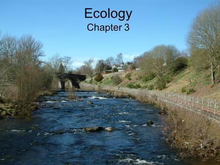 Ecology Chapter 3. What is Ecology Interactions between living and nonliving things or the biotic and abiotic. Biotic – all living organisms (plants &