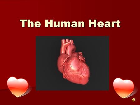 The Human Heart. Diagram of the Heart Chambers of the heart The heart has four chambers or parts. These are called: The heart has four chambers or parts.
