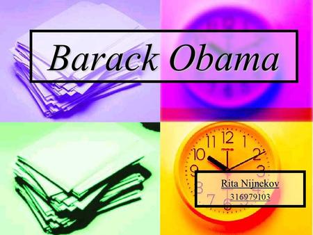 Barack Obama Rita Nijnekov 316979103. Presidential Inauguration.
