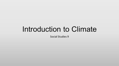 Introduction to Climate Social Studies 9. What is this? Why is it important?  trend/canada/new-brunswick/fredericton.