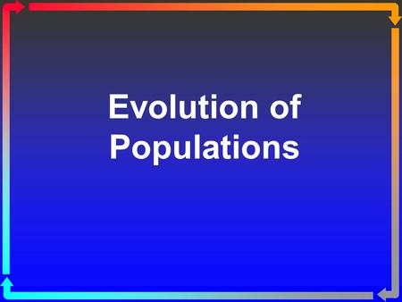 Evolution of Populations. I.Genetic Variation A.Review 1.Genes control traits 2.Many genes have more than one version (allele) 3.Many traits are controlled.