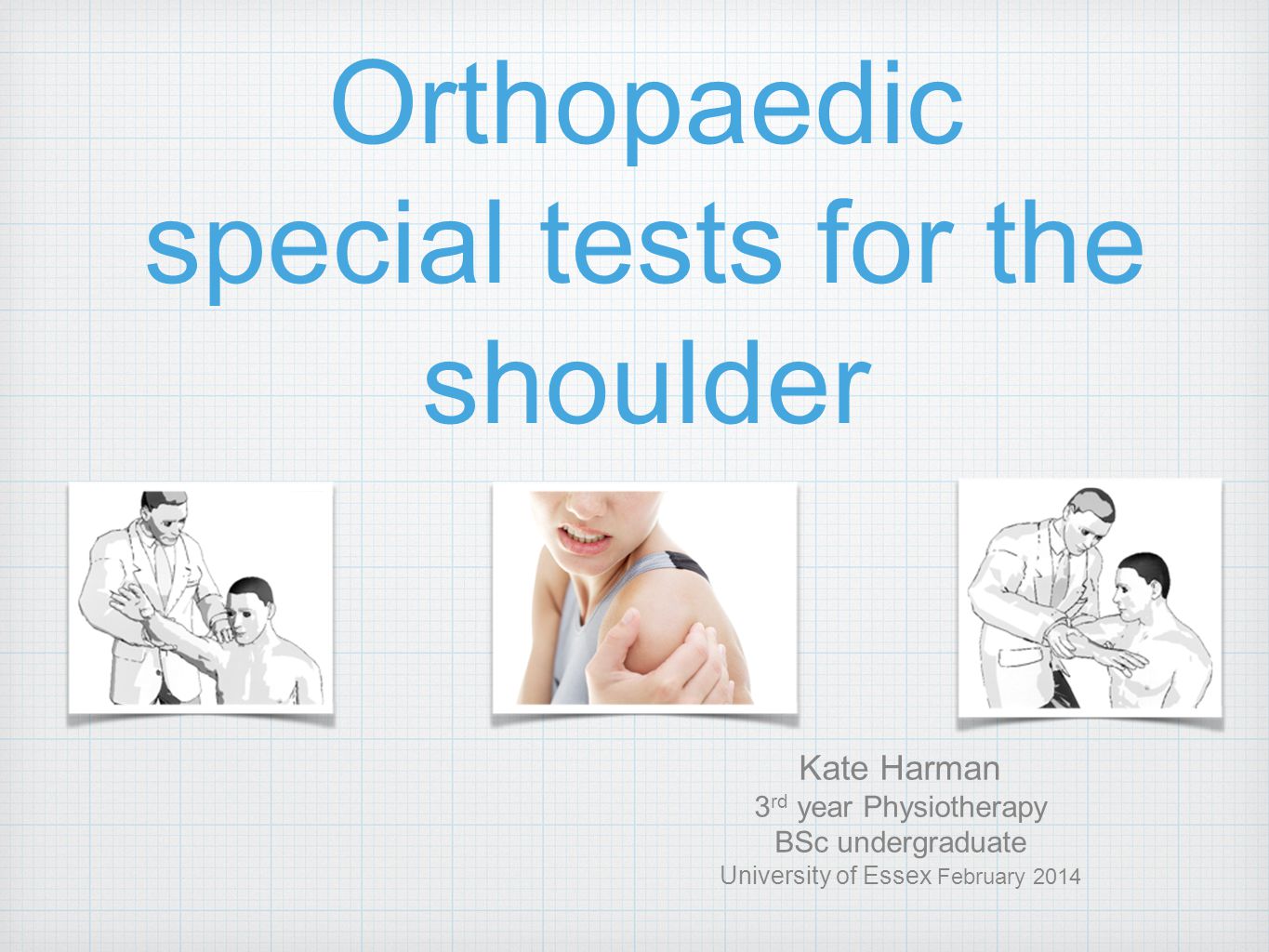 Orthopaedic special tests for the shoulder - ppt video online download