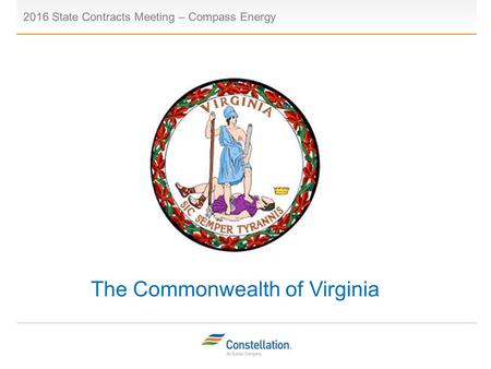 The Commonwealth of Virginia 2016 State Contracts Meeting – Compass Energy Placeholder.