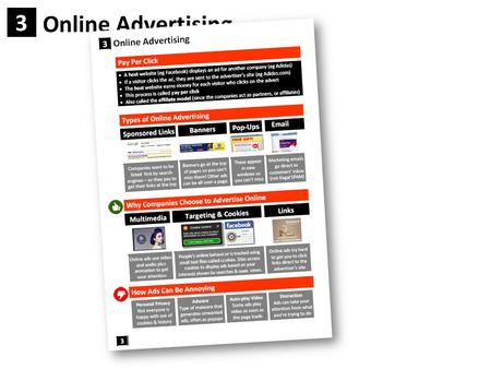 Online Advertising 3 3. 3 You’ve seen millions of these! But you need to know some of the reasons why companies use them And some basic details of how.
