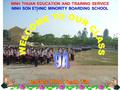 NINH THUAN EDUCATION AND TRAINING SERVICE NINH SON ETHNIC MINORITY BOARDING SCHOOL.