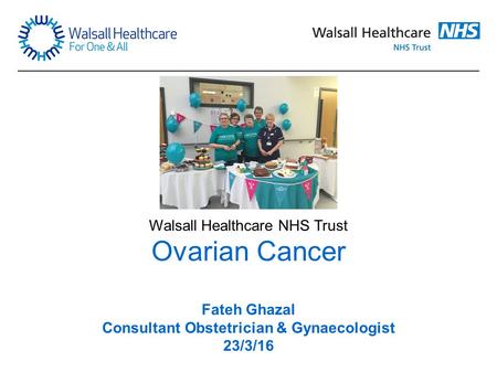 Consultant Obstetrician & Gynaecologist