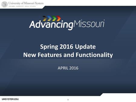 11 Spring 2016 Update New Features and Functionality APRIL 2016.