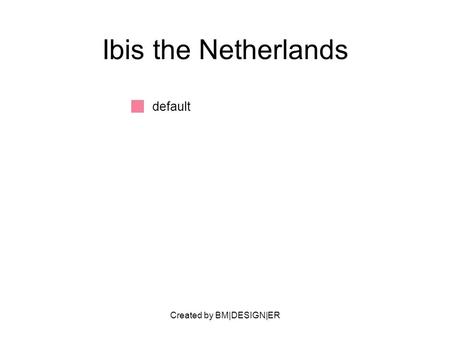 Created by BM|DESIGN|ER Ibis the Netherlands default.