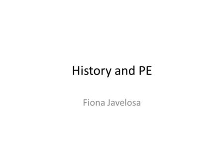 History and PE Fiona Javelosa. The Curious Case of John Dick Group 3 Clinical Clerk Batch 2012 SY 2011-2012.