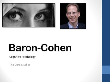 Baron-Cohen Cognitive Psychology The Core Studies.