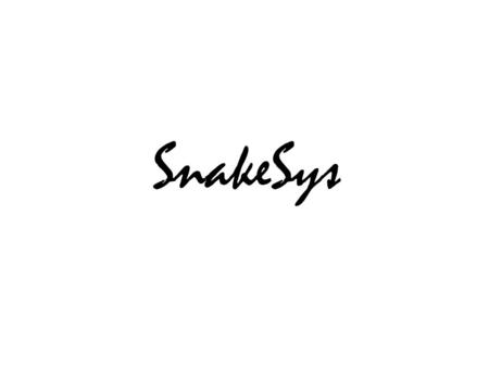 SnakeSys. ChamSys SnakeSys SnakeSys Separate from “MagicQ” SnakeSys products can work with ANY console www.snakesys.net.
