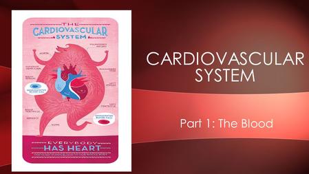 Part 1: The Blood CARDIOVASCULAR SYSTEM. Agenda 1. Watch the video “the beast within” and answer the questions that go along with the video FRIDAY MARCH.