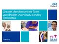 Greater Manchester Area Team Joint Health Overview & Scrutiny Committee 7 th April 2014 Performance Report to Operations Executive- 30 May 20131.