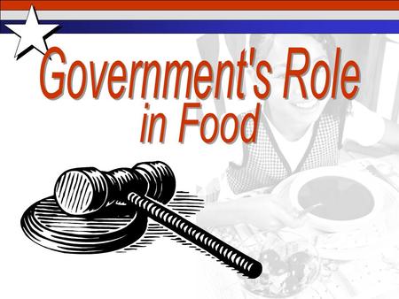 2 Objectives 1.To identify and distinguish among government agencies and their role in food safety 2.To analyze and apply the laws set by government agencies.