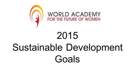 2015 Sustainable Development Goals. Goal 1: No Poverty.