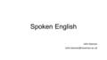 Spoken English John Keenan