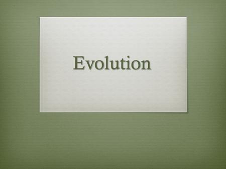 Evolution. 11.1 – Genetic Variation Within Populations  Key Concept:  A population shares a common gene pool.