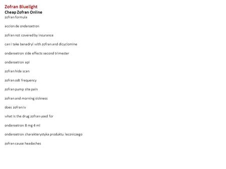 Phenergan Dosage Chart