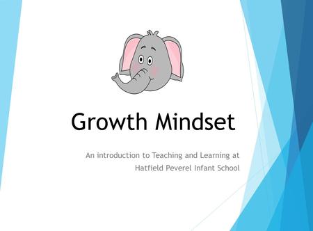 Growth Mindset An introduction to Teaching and Learning at Hatfield Peverel Infant School.