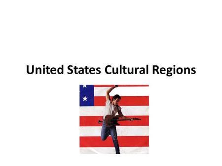 United States Cultural Regions. New England The six states of New England are Maine, New Hampshire, Vermont, Rhode Island, Massachusetts and Connecticut.