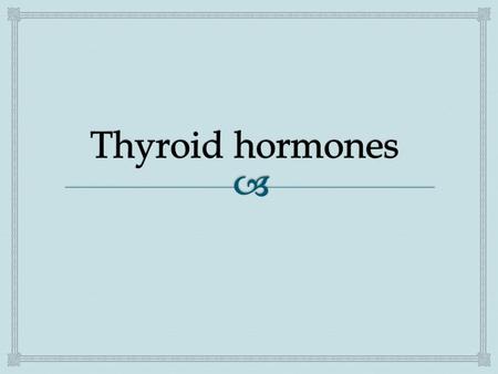   The thyroid gland The thyroid gland is a small butterfly-shaped gland at the base of the neck. It weighs only about 20 grams. However, the hormones.