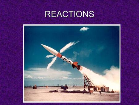 REACTIONS. What are chemical reactions? Chemical Reactions When substances undergo chemical changes to form new substances.