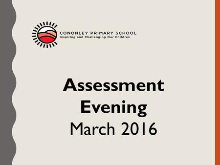 Assessment Evening March 2016. Previously… Children’s attainment was described in terms of levels. 5b 5c 4a 4b 4c 3a 3b 3c 2a 2b 2c 1a 1b 1c Expectation.