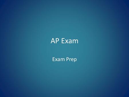 AP Exam Exam Prep. Overview 3 hours Multiple Choice- 1 hour, 55 questions Essay- 2 hours, 3 questions BEFORE THE TEST Review literary terms we have covered.