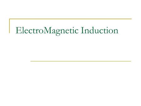 ElectroMagnetic Induction. What is E/M Induction? Electromagnetic Induction is the process of using magnetic fields to produce voltage, and in a complete.