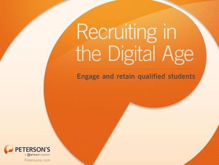 The way students receive information has changed dramatically. Your recruitment strategy needs to remain relevant in this ever-changing digital landscape.