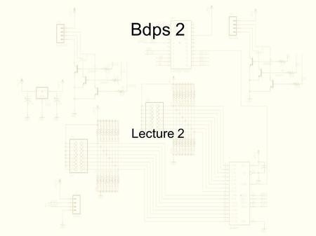 Bdps 2 Lecture 2. Circuits and Ohm's Law For resistive circuits.