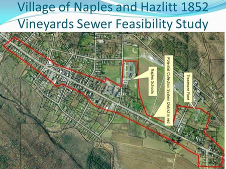 Village of Naples and Hazlitt 1852 Vineyards Sewer Feasibility Study.