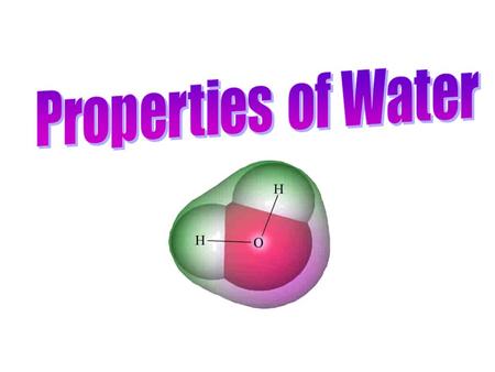 About 2/3 of the mass of a cell is made up of water, and most of the biochemical processes of life occur in water solutions.