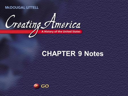 CHAPTER 9 Notes. Main Idea Why It Matters Now The president and the Congress began to set up the new government. The strength of the United States today.