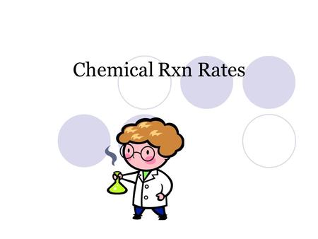Chemical Rxn Rates. Chemical Kinetics The area of chemistry that concerns reaction rates. However, only a small fraction of collisions produces a reaction.