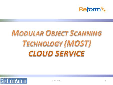 1 (c) 2013 FabSoft. MOST Cloud Service What is a Cloud Service? A cloud service is internet-based, meaning that MOST is hosted on a server farm on the.