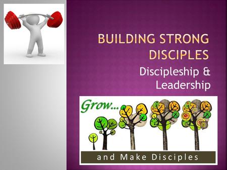 Discipleship & Leadership. Get “The Purple Book” and go through it with someone.