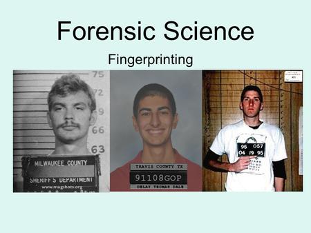 Forensic Science Fingerprinting. Fingerprinting Overview Has been used for more than a century Because of its unique characteristic, it is conclusive.