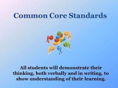 1 Common Core Standards. Shifts for Students Demanded by the Core Shifts in ELA/Literacy Building knowledge through content-rich nonfiction and informational.