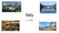 Italy L. Catt. Possible Itineraries Seasoned travels will probably want to explore the other areas of the country, as well as spend perhaps a bit more.