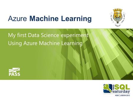 Azure Machine Learning My first Data Science experiment Using Azure Machine Learning.