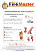 Fire Extinguishers We also deals invarious types of Fire Extinguishers:: Dry Chemical Powder (DCP) Carbon Dioxide (Co-2) BCF/ Halotron (A.B.C.E) Recomended.