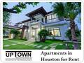 Apartments in Houston for Rent. Uptown Luxury Condos.