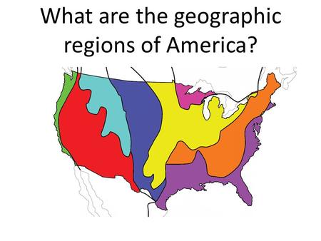 What are the geographic regions of America?. Where do the different American Indian tribes live?