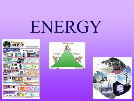 ENERGY. Energy – The ability to do work How is energy involved in the following picture?